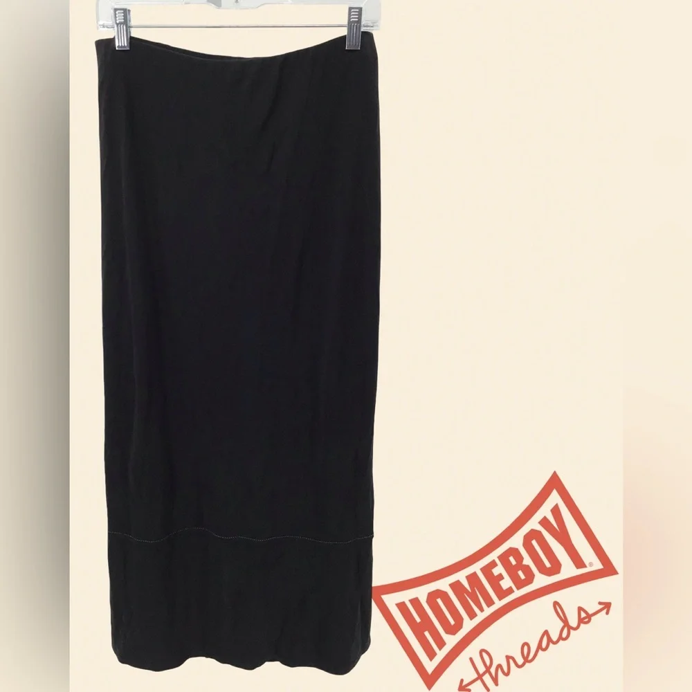 Max Studio Classic Black Maxi Skirt